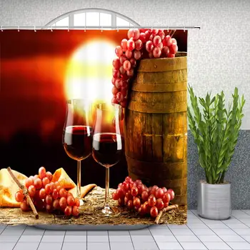 Red Wine Shower Curtain Grape Vintage Wooden Barrel Bathroom Decor Background Waterproof and Polyester Fabric Home Bath
Red Wine Shower Curtain Grape Vintage Wooden Barrel Bathroom Decor Background Waterproof and Polyester Fabric Home Bath