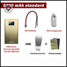 DX10 Portable Spot Welder OLED Adjustable Battery Spot Welding Machine Welder Tools 0.2/0.3mm Nickel For 18650 8awg Spot Pens
DX10 Portable Spot Welder OLED Adjustable Battery Spot Welding Machine Welder Tools 0.2/0.3mm Nickel For 18650 8awg Spot Pens