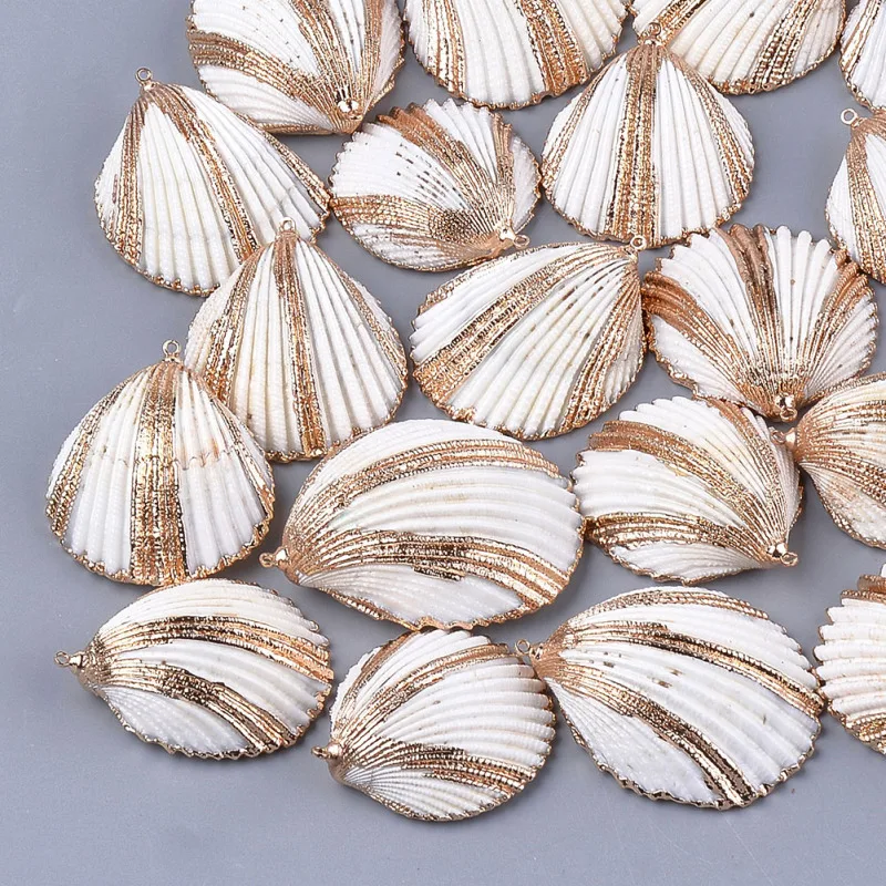 50pcs/lot Electroplate Sea Shell Pendants for necklace jewelry making, with Brass Findings, Golden, Seashell ,3 Style Choose F80
50pcs/lot Electroplate Sea Shell Pendants for necklace jewelry making, with Brass Findings, Golden, Seashell ,3 Style Choose F80
