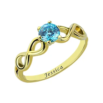AILIN Personalized Gold Color Birthstone Infinity Ring Handmade Engraved Name Ring Infinity Jewelry Mother Day's Gift
AILIN Personalized Gold Color Birthstone Infinity Ring Handmade Engraved Name Ring Infinity Jewelry Mother Day's Gift