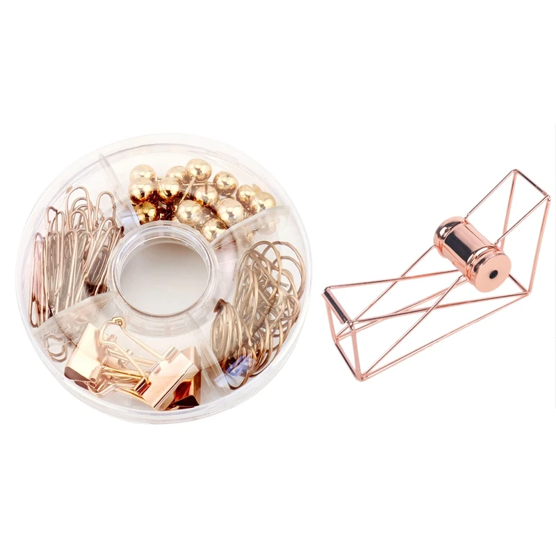 66 Pcs Office Supplies : 1 Pcs Creative Stationery Metal Tape Holder Tape Cutter Of Tape Dispenser & 65 Pcs Paper Clips Multi-Ki
66 Pcs Office Supplies : 1 Pcs Creative Stationery Metal Tape Holder Tape Cutter Of Tape Dispenser & 65 Pcs Paper Clips Multi-Ki