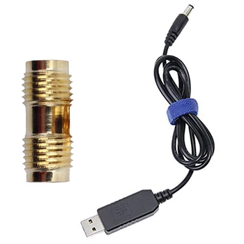 4 Pcs SMA Female to SMA Female Jack in Series Adapter & 1x USB to DC Convert Cable 5V to 12V Voltage Step-Up Cable
4 Pcs SMA Female to SMA Female Jack in Series Adapter & 1x USB to DC Convert Cable 5V to 12V Voltage Step-Up Cable