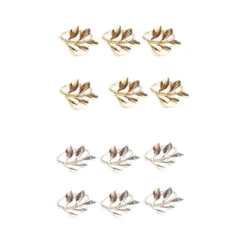 6Pcs Fall Leaves Napkin Rings Christening Metal Wedding Gifts Party
6Pcs Fall Leaves Napkin Rings Christening Metal Wedding Gifts Party