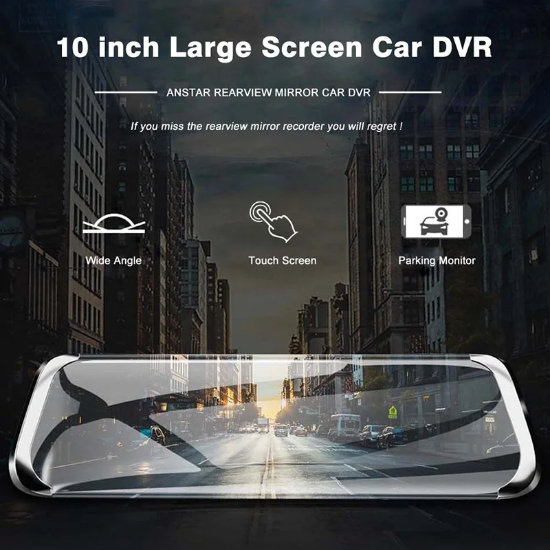 10 Inch 1080P FHD Car Rearview Mirror DVR Camera Driving Recorder Support TF Card ING-SHIPPING
10 Inch 1080P FHD Car Rearview Mirror DVR Camera Driving Recorder Support TF Card ING-SHIPPING