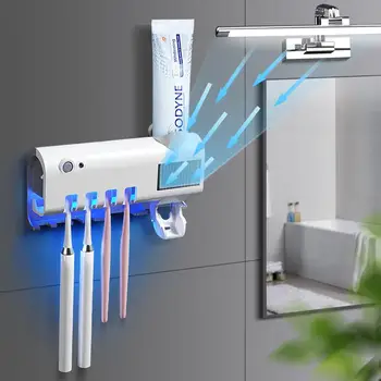 Smart LED UV lamp Sterilizer wand Toothbrush Box Wall Automatic Toothpaste Holder Disinfection Disinfector Ultraviolet UVC Light
Smart LED UV lamp Sterilizer wand Toothbrush Box Wall Automatic Toothpaste Holder Disinfection Disinfector Ultraviolet UVC Light