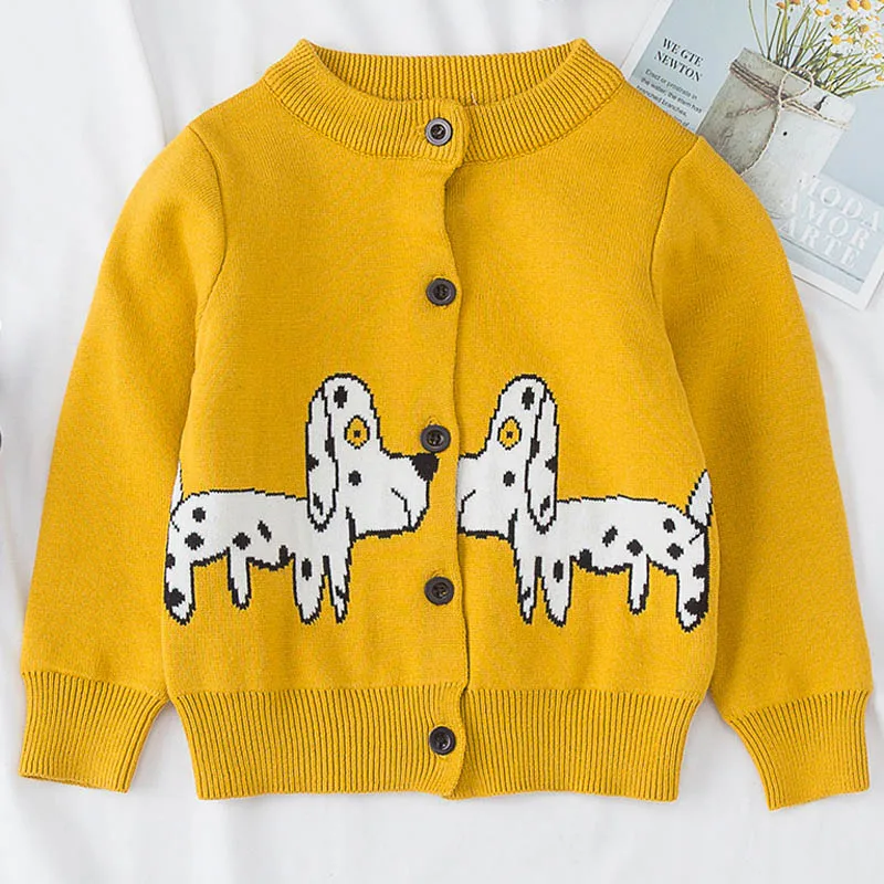 Family Matching Two Puppies Clothes Cardigan Knitted Sweater Mother Daughter Baby Boy Kids Winter Round Neck Button Clothing
Family Matching Two Puppies Clothes Cardigan Knitted Sweater Mother Daughter Baby Boy Kids Winter Round Neck Button Clothing