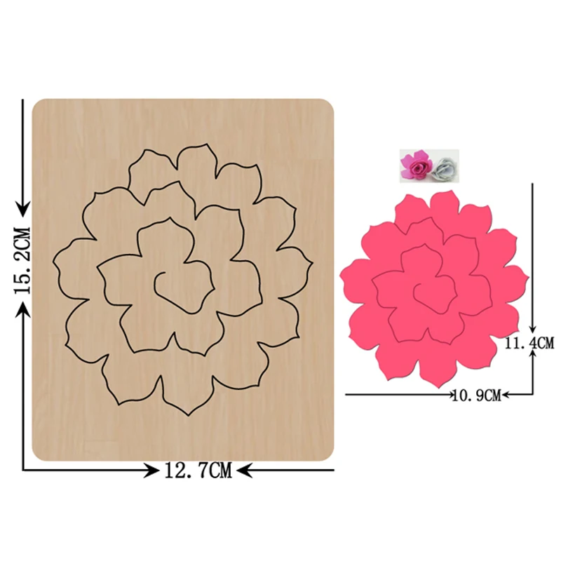 Beautiful 3D Flower Wooden Cutting Dies Wood Die For DIY Leather Cloth Paper Craft Fit Common Die Cutting Machines on the Market
Beautiful 3D Flower Wooden Cutting Dies Wood Die For DIY Leather Cloth Paper Craft Fit Common Die Cutting Machines on the Market