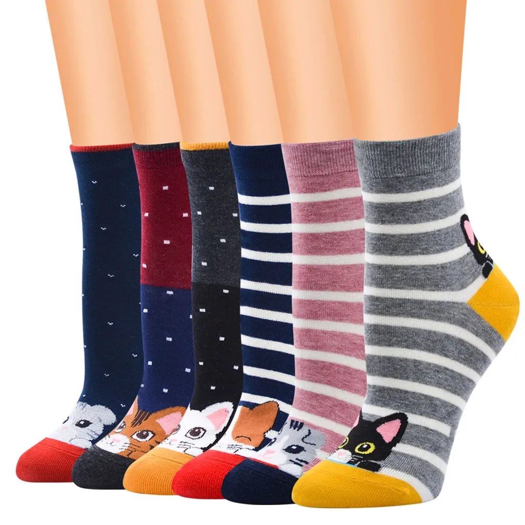 Fashion socks Women Girls Casual Stripe Cat printing Cotton women socks skarpetki calcetines mujer носки женские#yl
Fashion socks Women Girls Casual Stripe Cat printing Cotton women socks skarpetki calcetines mujer носки женские#yl
