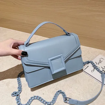 Fashion Solid Color Handbag For Women New Style PU Leather Small Chain Shoulder Messenger Bag Lady Quality Crossbody Bags Purses
Fashion Solid Color Handbag For Women New Style PU Leather Small Chain Shoulder Messenger Bag Lady Quality Crossbody Bags Purses