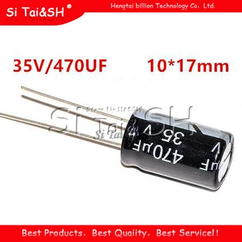 10PCS Higt quality 35V470UF 10*17mm 470UF 35V 10*17 Electrolytic capacitor 
10PCS Higt quality 35V470UF 10*17mm 470UF 35V 10*17 Electrolytic capacitor