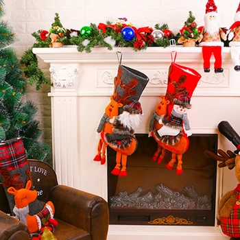 Christmas Socks Decoration Christmas Tree Pendant Christmas Candy Gift Bag Large Cute Cartoon Riding Deer Socks
Christmas Socks Decoration Christmas Tree Pendant Christmas Candy Gift Bag Large Cute Cartoon Riding Deer Socks