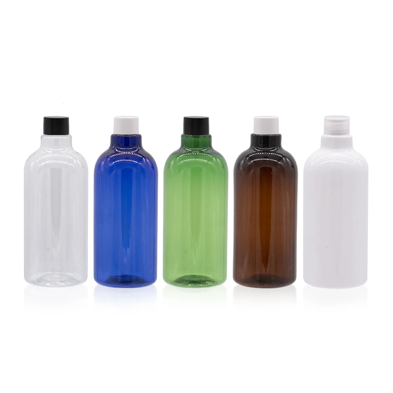 500ml Empty Plastic Refillable Bottles With White Clear Black Screw Cap Colored PET Botttle Large Size Shampoo Shower Gel Bottle
500ml Empty Plastic Refillable Bottles With White Clear Black Screw Cap Colored PET Botttle Large Size Shampoo Shower Gel Bottle