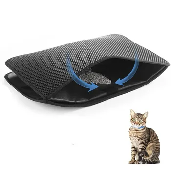 Cat Litter Mat Waterproof Double Layer Eco-friendly EVA Litter Trapping Pad Litter From Box and Paw Pet Bed for Cats House Clean
Cat Litter Mat Waterproof Double Layer Eco-friendly EVA Litter Trapping Pad Litter From Box and Paw Pet Bed for Cats House Clean