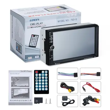 AUDEW 7" 2 Din Touch Screen Car Radio Android GPS Navigation Multimedia MP5 Player Wifi bluetooth FM Audio Stereo Video Free Map
AUDEW 7" 2 Din Touch Screen Car Radio Android GPS Navigation Multimedia MP5 Player Wifi bluetooth FM Audio Stereo Video Free Map