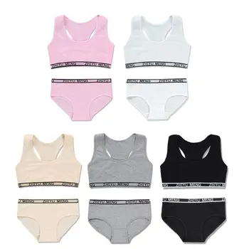 Training Bras Set for Girls Teenage Underwear Set Cotton Underwears for Girls Bra for Teens Children Bras Girl Underwear U50F
Training Bras Set for Girls Teenage Underwear Set Cotton Underwears for Girls Bra for Teens Children Bras Girl Underwear U50F