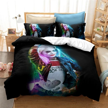 Home Textile 3d Harley Quinn Printed Bedding Set Movie Suicide Squad The Joker Girls Duvet Cover Sets Europe/USA/Australia Size
Home Textile 3d Harley Quinn Printed Bedding Set Movie Suicide Squad The Joker Girls Duvet Cover Sets Europe/USA/Australia Size