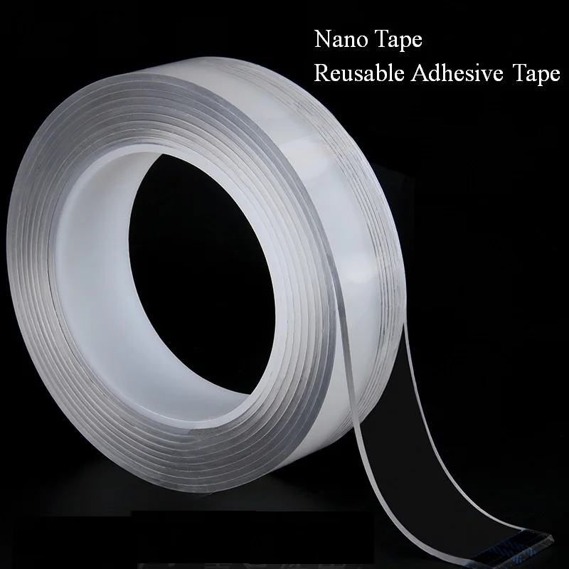 1M/5M Nano Magic Tape Reusable Transparent Double-sided Tape Can Washed Fixing Tape No Trace Magic Car Double-sided Tape
1M/5M Nano Magic Tape Reusable Transparent Double-sided Tape Can Washed Fixing Tape No Trace Magic Car Double-sided Tape