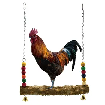 Pet Parrot Wooden Swing Toy Chicken Hens Bird Macaw Stand Perch Toys Training Entertainment Bird Chewing Supplies C42
Pet Parrot Wooden Swing Toy Chicken Hens Bird Macaw Stand Perch Toys Training Entertainment Bird Chewing Supplies C42