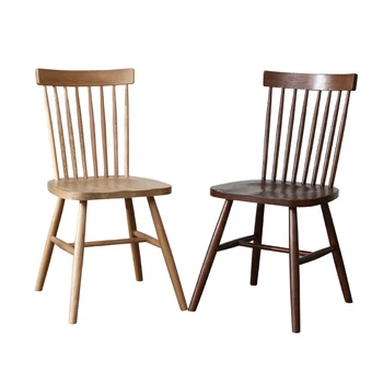 Nordic All Solid Wood Dining Chair Windsor Chair Walnut Modern Simple Leisure Cafe Backrest Home Study Chair
Nordic All Solid Wood Dining Chair Windsor Chair Walnut Modern Simple Leisure Cafe Backrest Home Study Chair