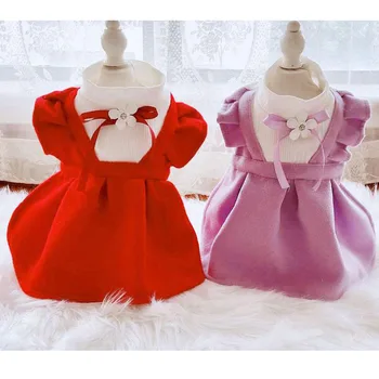 Luxury Red Dog Dress For Princess Girl Woolen Dress For Weeding Evening Short Party Puppy Clothes Dog Hoodie Skirt For Pomerania
Luxury Red Dog Dress For Princess Girl Woolen Dress For Weeding Evening Short Party Puppy Clothes Dog Hoodie Skirt For Pomerania