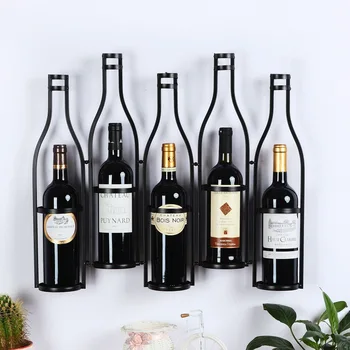 Wine Cabinet Wine Bottle Holder Metal Wine Rack Wall Hanging Living Room Dining Room Bar European-style Red Iron CE / EU
Wine Cabinet Wine Bottle Holder Metal Wine Rack Wall Hanging Living Room Dining Room Bar European-style Red Iron CE / EU