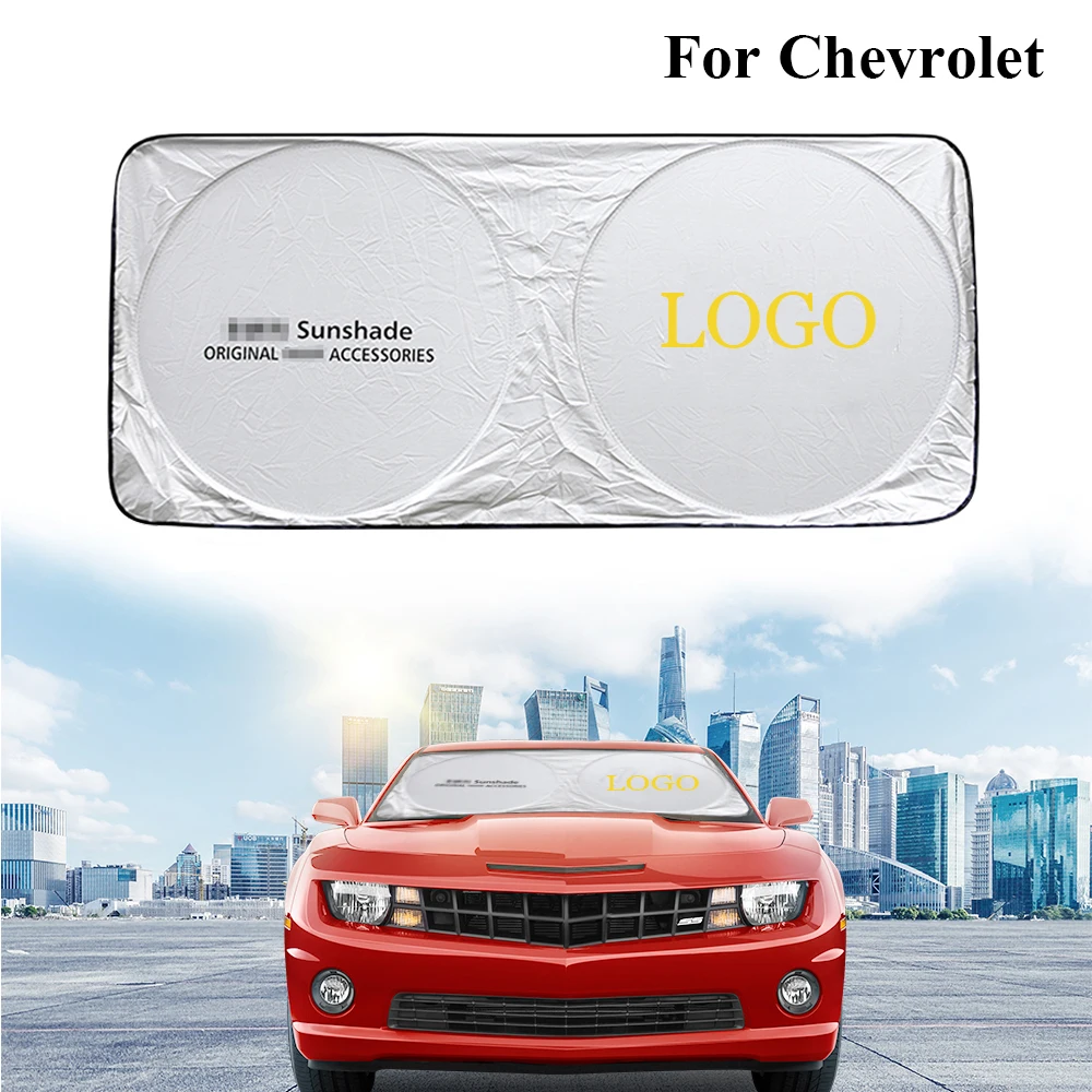 Car Window Windshield Sunshade Auto Logo Sun Shade Visor Cover Block Blind Protection For Chevrolet Blazer Camaro S-10
Car Window Windshield Sunshade Auto Logo Sun Shade Visor Cover Block Blind Protection For Chevrolet Blazer Camaro S-10