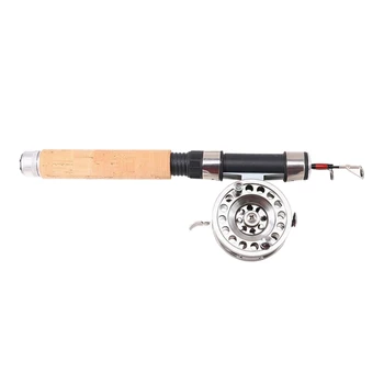 New Telescopic Winter Ice Fishing Rod Wooden Rod Fishing Reels Combo Mini Pocket Fishing Rod Pen Pole Spinning Casting Set 65cm
New Telescopic Winter Ice Fishing Rod Wooden Rod Fishing Reels Combo Mini Pocket Fishing Rod Pen Pole Spinning Casting Set 65cm