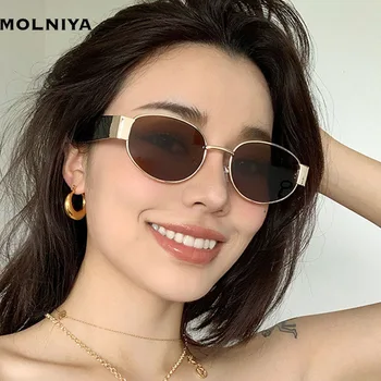 Retro Oval Sunglasses Woman Metal Small Frame Punk Sun Glasses Unisex UV400 очки солнечные женские
Retro Oval Sunglasses Woman Metal Small Frame Punk Sun Glasses Unisex UV400 очки солнечные женские