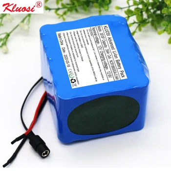 KLUOSI 12V35Ah 3S10P 11.1V/12.6V for NCR18650GA with 60A BMS High-power Li-ion Battery Pack Inverter Solar Light Sightseeing Car
KLUOSI 12V35Ah 3S10P 11.1V/12.6V for NCR18650GA with 60A BMS High-power Li-ion Battery Pack Inverter Solar Light Sightseeing Car