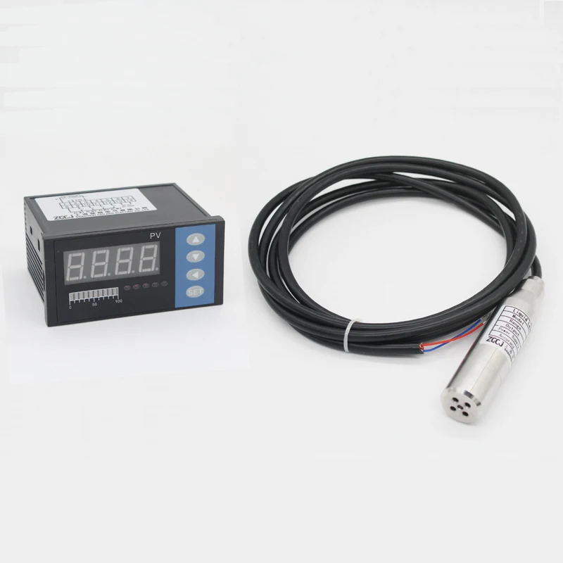 

0-1M water level controller with level sensor liquid depth transmitter sensor water depth controller with 4 relay output