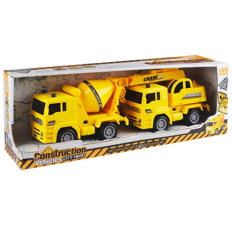 Inertia Engineering Vehicle Toy Set Children Manual Play House Cement Mixer Excavator Model Car
Inertia Engineering Vehicle Toy Set Children Manual Play House Cement Mixer Excavator Model Car