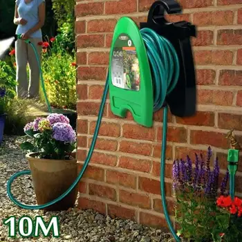 Easy Storage Home Garden Car Wash 10 Meter Portable Reel Spray Set Irrigation System Watering Hose Wall Hanging Pipe Agriculture
Easy Storage Home Garden Car Wash 10 Meter Portable Reel Spray Set Irrigation System Watering Hose Wall Hanging Pipe Agriculture