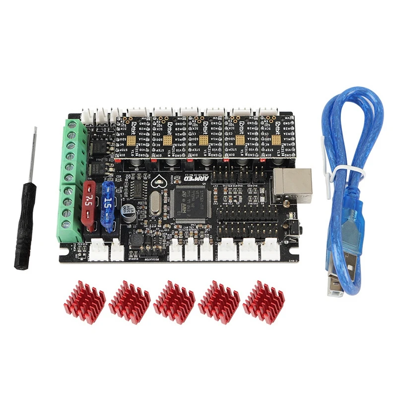 

3D Printer Accessories Armed 32-Bit Motherboard + TMC2130 High Subdivision Driver Kit Marlin