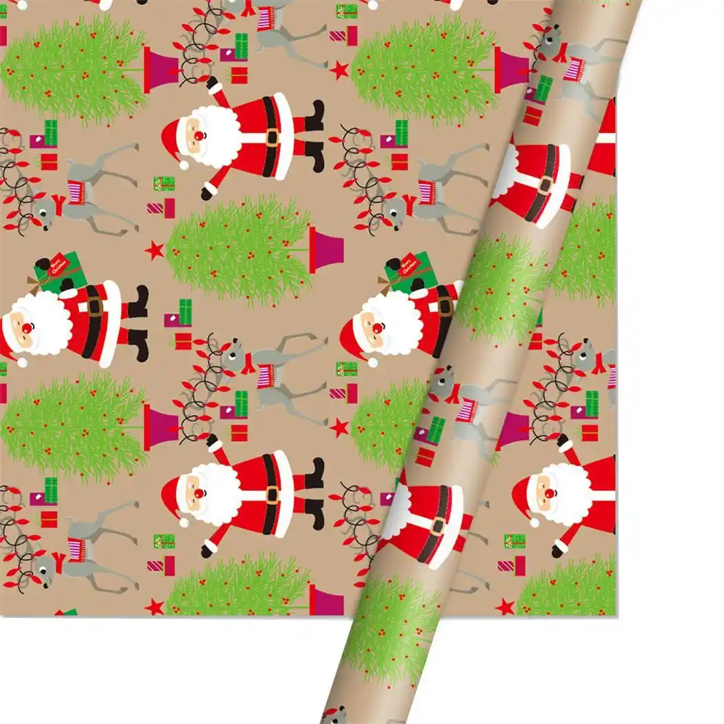 wrapping paper gift wrap packing christmas kraft