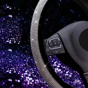 Car Steering Wheel Cover Plush Stitching Artificial Diamond Fashion Personality For Girl Women Auto Braid on the Steering Wheel
Car Steering Wheel Cover Plush Stitching Artificial Diamond Fashion Personality For Girl Women Auto Braid on the Steering Wheel