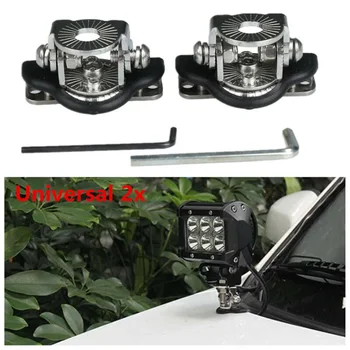 Sale Universal 2x A Pillar Hood Led Work Light Bar Mount Bracket Clamp Holder Offroad
Sale Universal 2x A Pillar Hood Led Work Light Bar Mount Bracket Clamp Holder Offroad