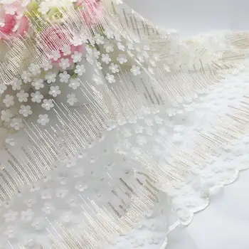 Laser Embroidery Cloth with Mesh Sequins, Vertical Strips and Fragments, Spring and Summer Girls'dresses, Fabrics
Laser Embroidery Cloth with Mesh Sequins, Vertical Strips and Fragments, Spring and Summer Girls'dresses, Fabrics