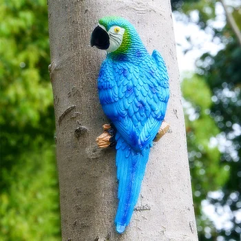 Lifelike Half Side Artificial Ornament Simulation Parrot Sculpture Garden Decor Model Resin Figurine Toy
Lifelike Half Side Artificial Ornament Simulation Parrot Sculpture Garden Decor Model Resin Figurine Toy