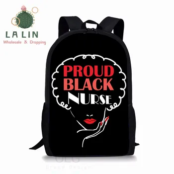 LALIN Brand Black Nurse Design Women Laptop Backpack Fashion Black School Bags For Teen Girls Backpacks African Pattern Bagpack
LALIN Brand Black Nurse Design Women Laptop Backpack Fashion Black School Bags For Teen Girls Backpacks African Pattern Bagpack