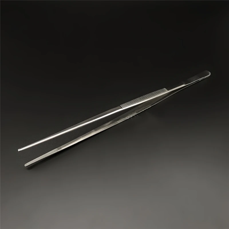 30cm Silver/Copper/Gold/Black Stainless Steel Kitchen & Bar Tweezer Food Tongs Kitchen Cooking Medical Tweezers 30cm Silver/Copper/Gold/Black Stainless Steel Kitchen & Bar Tweezer Food Tongs Kitchen Cooking Medical Tweezers