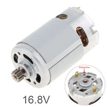 RS550 16.8V 26000 RPM DC Motor with Two-speed 11 Teeth and High Torque Gears Box for Cordless Charge Drill Screwdriver
RS550 16.8V 26000 RPM DC Motor with Two-speed 11 Teeth and High Torque Gears Box for Cordless Charge Drill Screwdriver