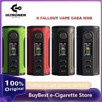 Original ULTRONER X Fallout Vape GAEA 200W Box Mod Support Dual 21700/18650/20700 Batteries Electronic Cigarette Mod VS Gen S
Original ULTRONER X Fallout Vape GAEA 200W Box Mod Support Dual 21700/18650/20700 Batteries Electronic Cigarette Mod VS Gen S