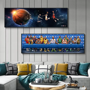 Modern Art Poster NBA Basketball Stars Posters Prints Wall Picture Canvas Painting For Living Room Bedroom Home Decor Wall Stick
Modern Art Poster NBA Basketball Stars Posters Prints Wall Picture Canvas Painting For Living Room Bedroom Home Decor Wall Stick