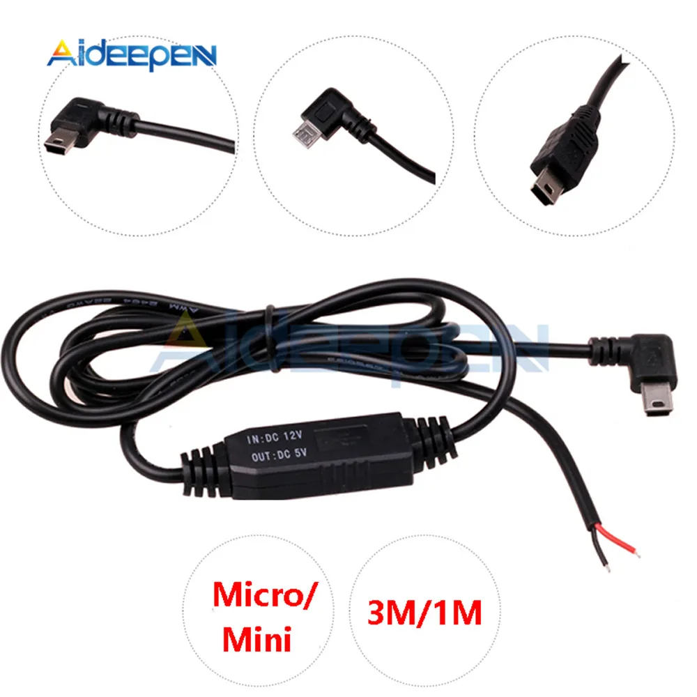 DC-DC 12V to 5V Inverter Converter Micro Mini USB Hard Wired Car Power Charger for GPS Phone PDA DVR Recorder Camera 1/3 Meters
DC-DC 12V to 5V Inverter Converter Micro Mini USB Hard Wired Car Power Charger for GPS Phone PDA DVR Recorder Camera 1/3 Meters