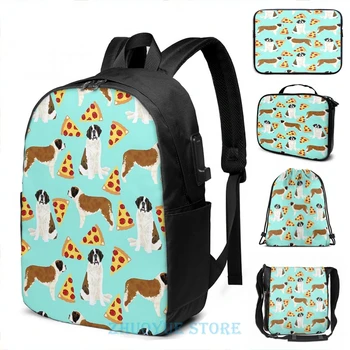 Saint Bernard pizza slices funny cute dog unique dog breeds Backpack men School bags Women Cosmetic bag Travel laptop bag
Saint Bernard pizza slices funny cute dog unique dog breeds Backpack men School bags Women Cosmetic bag Travel laptop bag