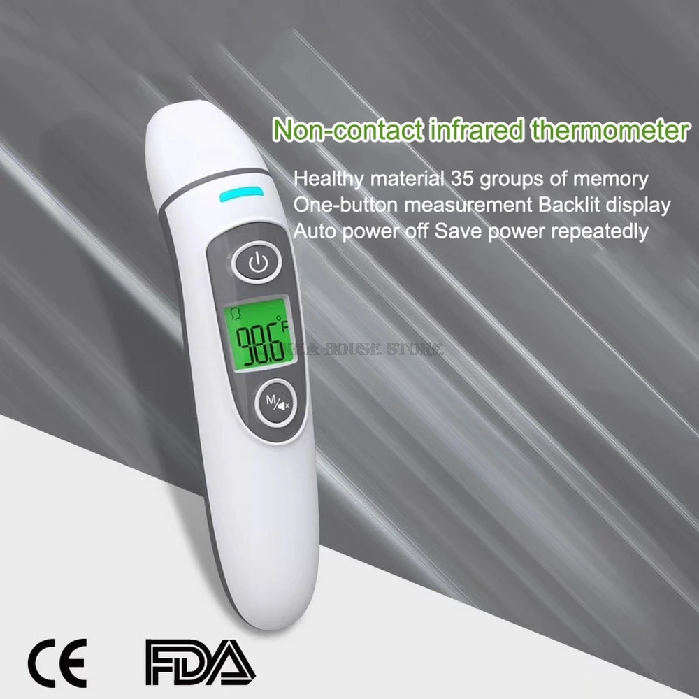 Muti-fuction Baby/Adult Digital Termomete Infrared Forehead Body Thermometer Gun Non-contact Temperature Measurement Device
Muti-fuction Baby/Adult Digital Termomete Infrared Forehead Body Thermometer Gun Non-contact Temperature Measurement Device