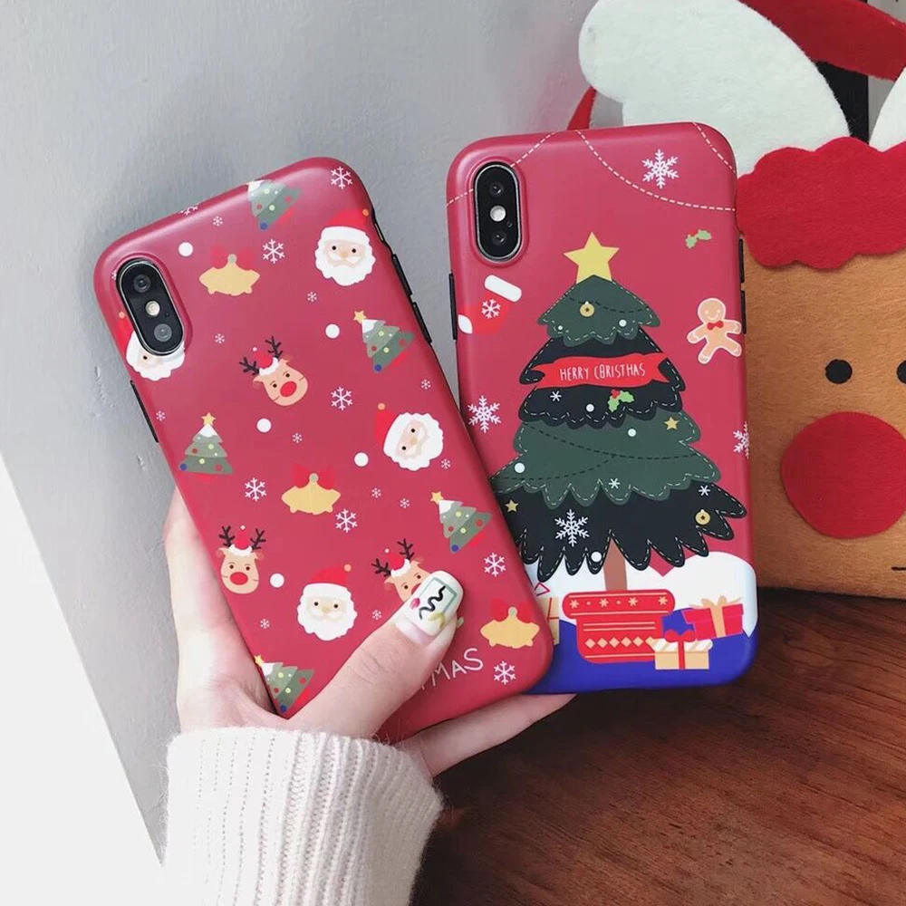 LOVECOM Merry Christmas Phone Cases For iPhone XR XS Max 6 6S 7 8 Plus X Santa Claus Tree Elk Moose Matte Soft Phone Cover Gift
LOVECOM Merry Christmas Phone Cases For iPhone XR XS Max 6 6S 7 8 Plus X Santa Claus Tree Elk Moose Matte Soft Phone Cover Gift