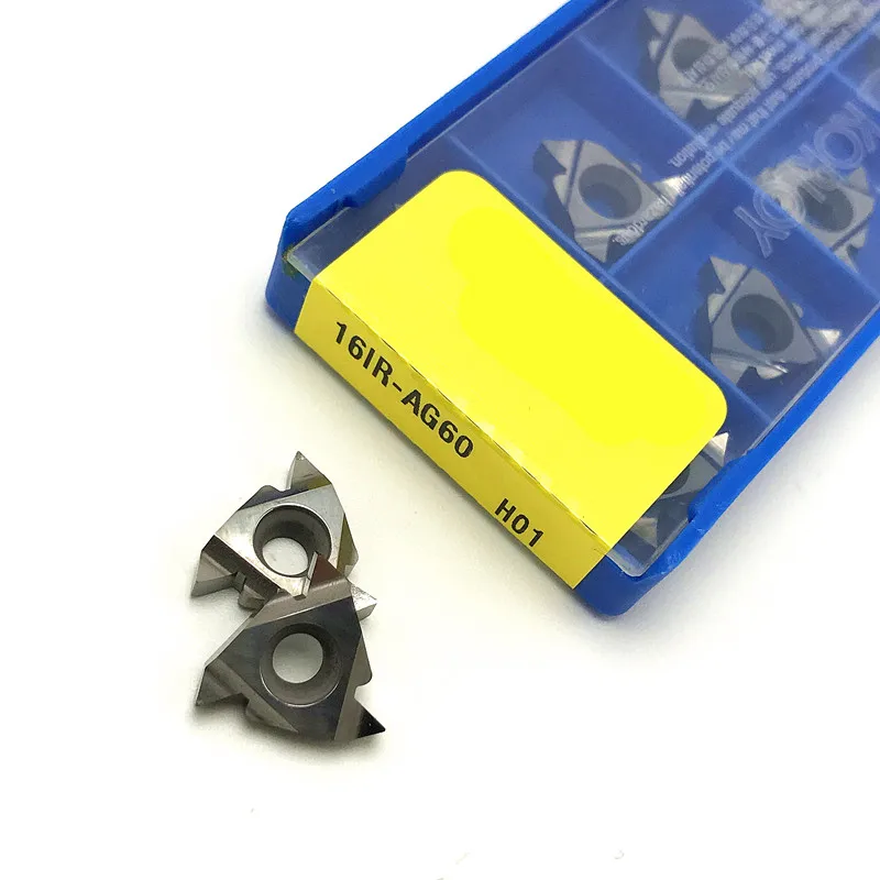 KORLO thread turning tool 16ER / 16IR AG60 H01 turning tool, CNC turning tool for AL + TIN alloy wood.
KORLO thread turning tool 16ER / 16IR AG60 H01 turning tool, CNC turning tool for AL + TIN alloy wood.