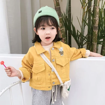 Children Denim Jacket Coat 2019 Spring Autumn Girls Kids Clothing Baby Coat Casual Outerwear Yellow Rose Jeans Coat LZ563
Children Denim Jacket Coat 2019 Spring Autumn Girls Kids Clothing Baby Coat Casual Outerwear Yellow Rose Jeans Coat LZ563