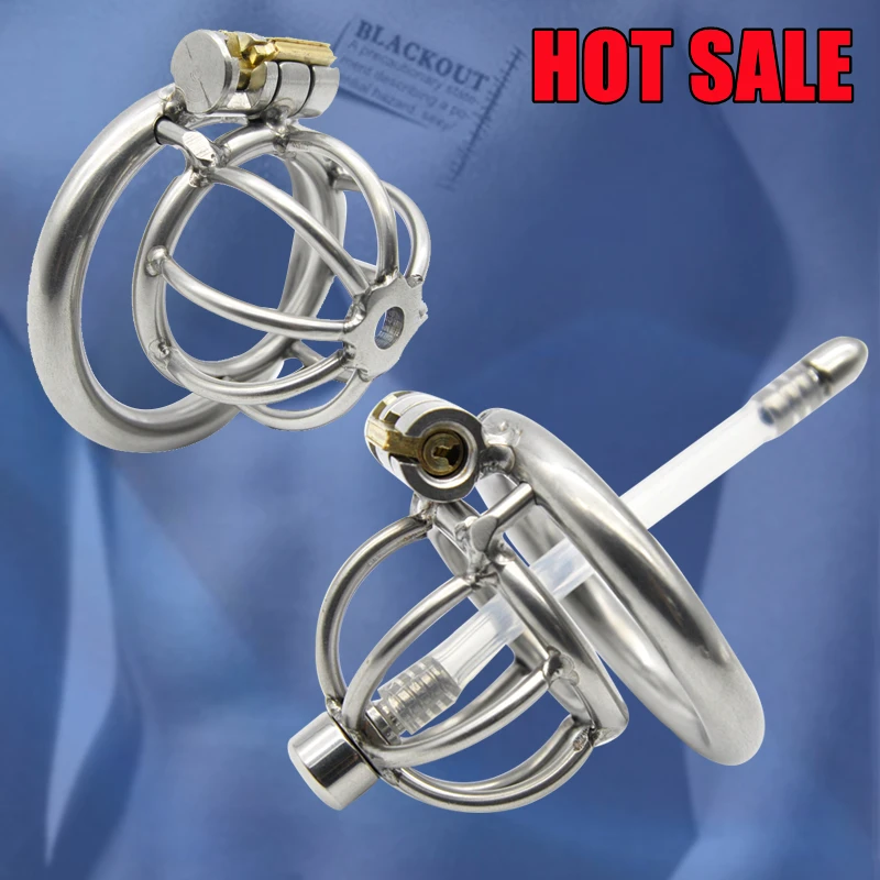

BLACKOUT 316 Stainless Steel Metal Cock Cage Male Chastity Device Penis Ring Stealth Lock Fetish Game Adult Sex Toys